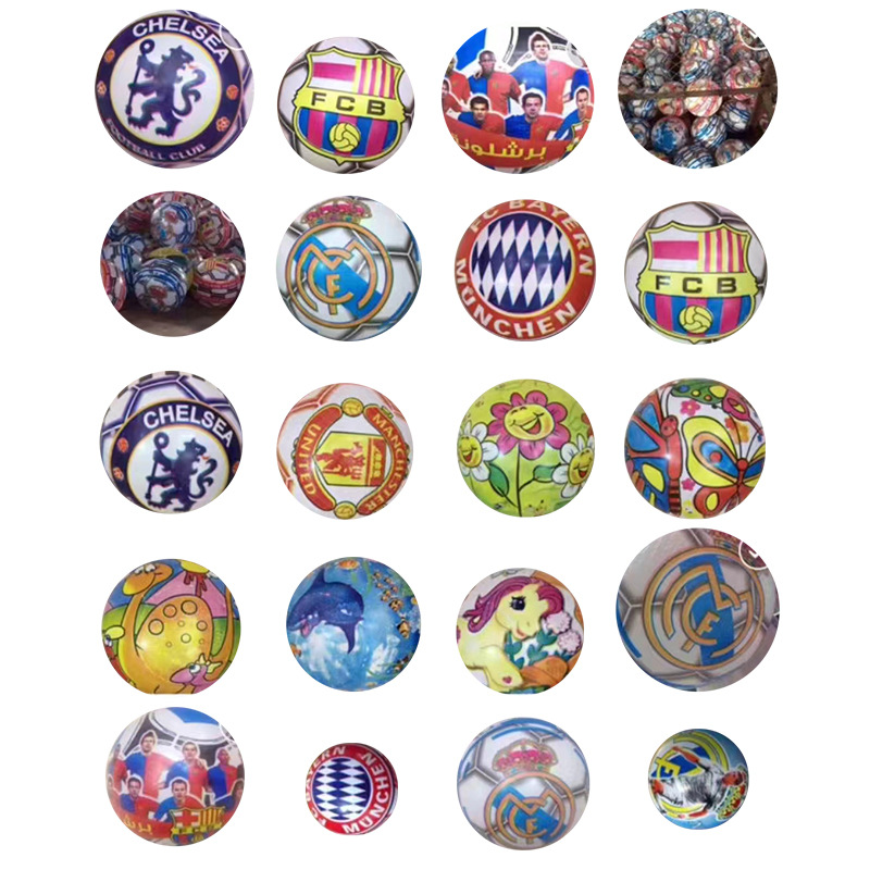 PVC printed label ball inflated ball wholesale PVC inflatable ball factory