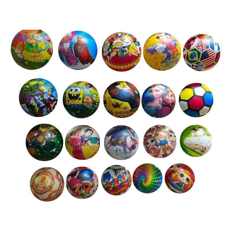 PVC printed label ball inflated ball wholesale PVC inflatable ball factory