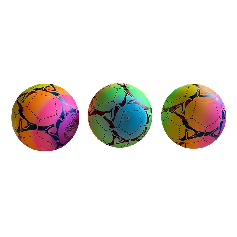 PVC rainbow ball inflated ball wholesale PVC inflatable ball factory